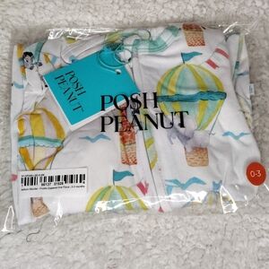 Posh Peanut Hot Air Balloon Pajamas - Multicolor